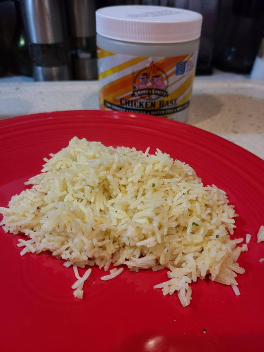 Plate of chicken rice