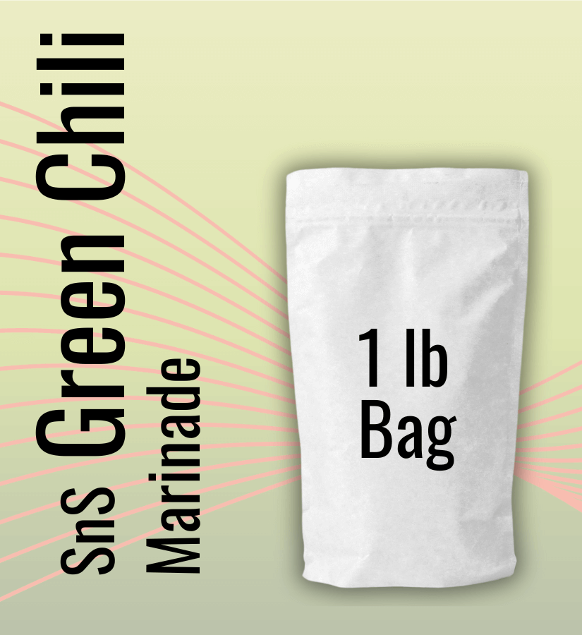 SnS Green Chili Marinade 1 pound bag image