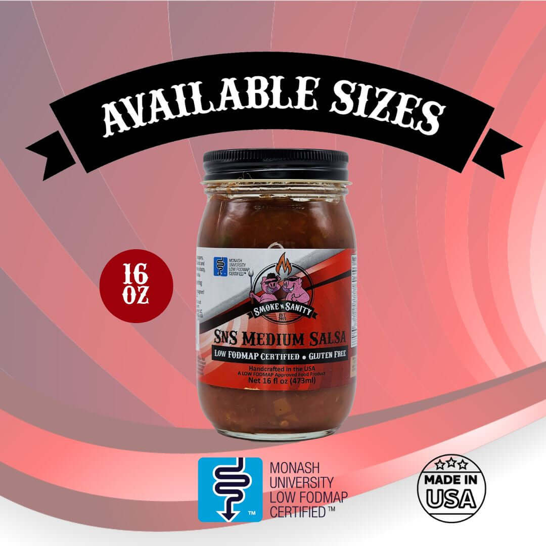 SnS Medium Salsa - Available SIzes 16 ounce jar