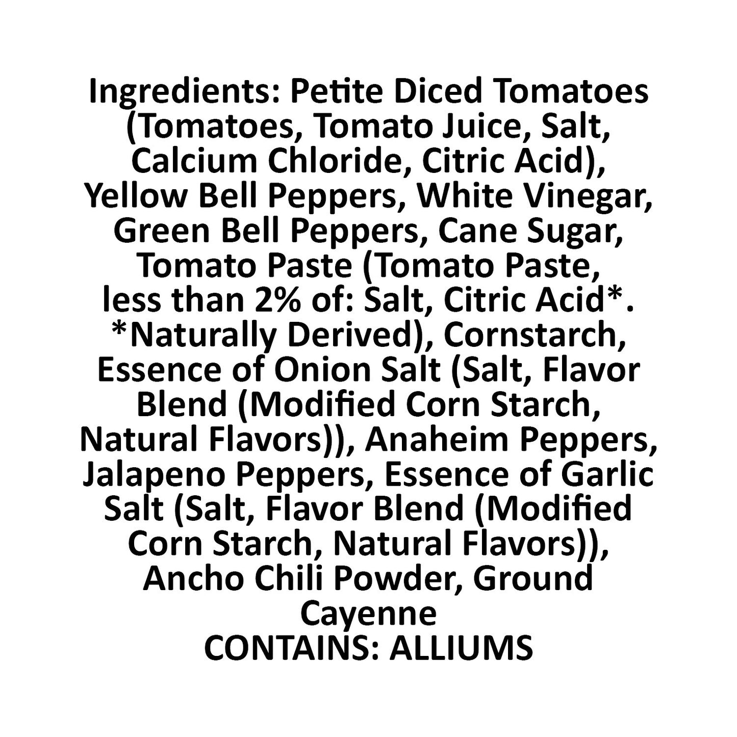 Mild Salsa Ingredients square for website