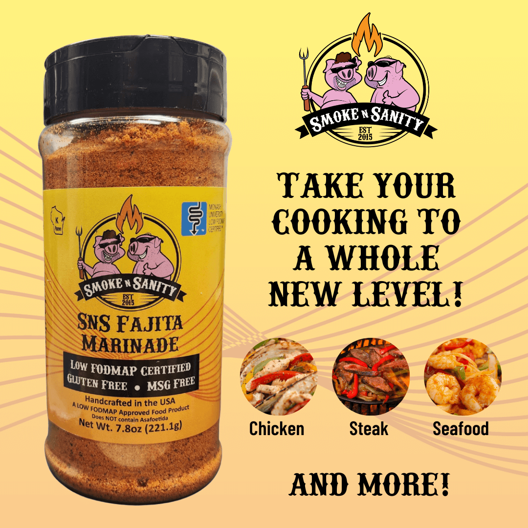 SnS Fajita Marinade - Take Your Cooking to a whole new level, pictures of chicken, steak, and seafood.