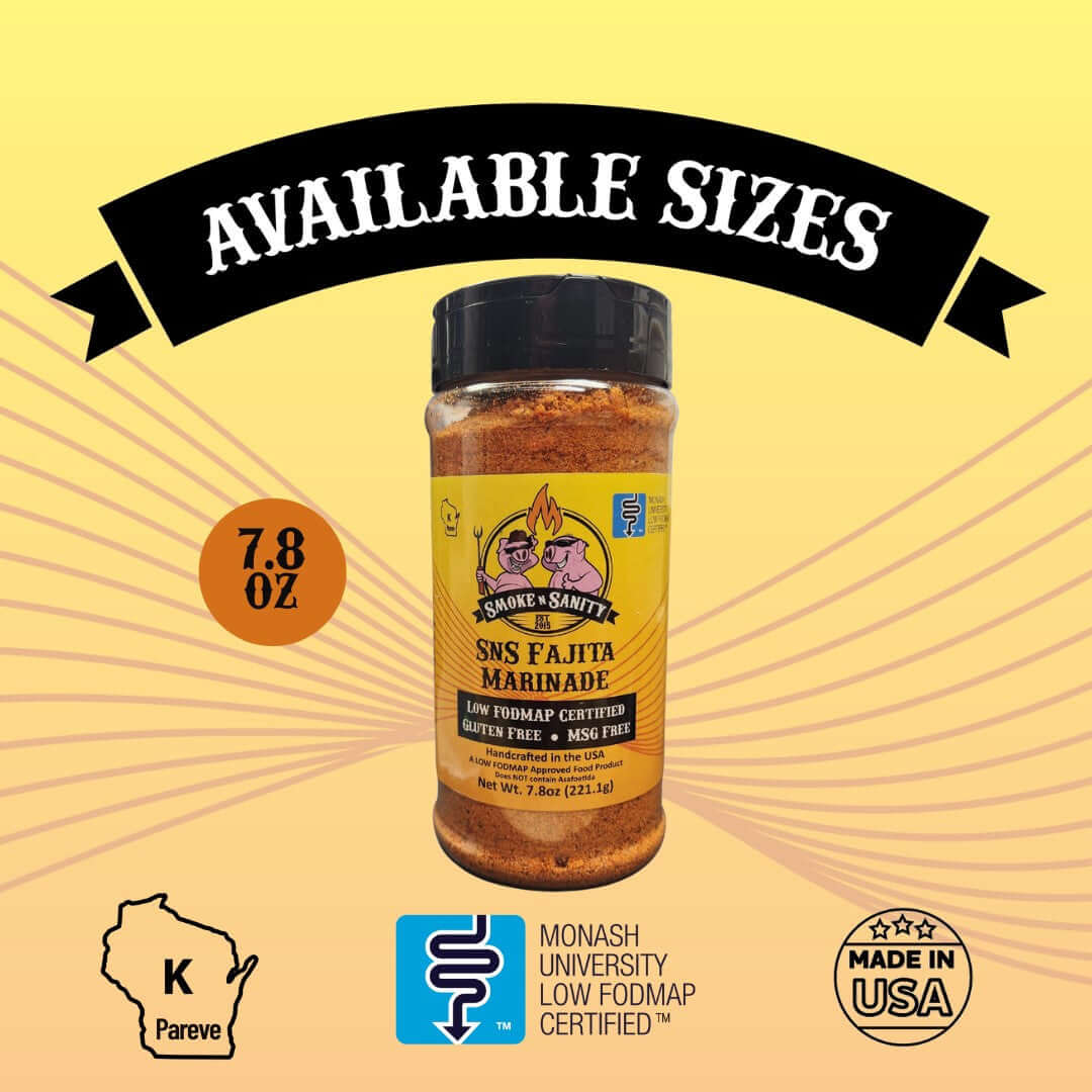 SnS Fajita Marinade - Available SIzes 7.8 ounces