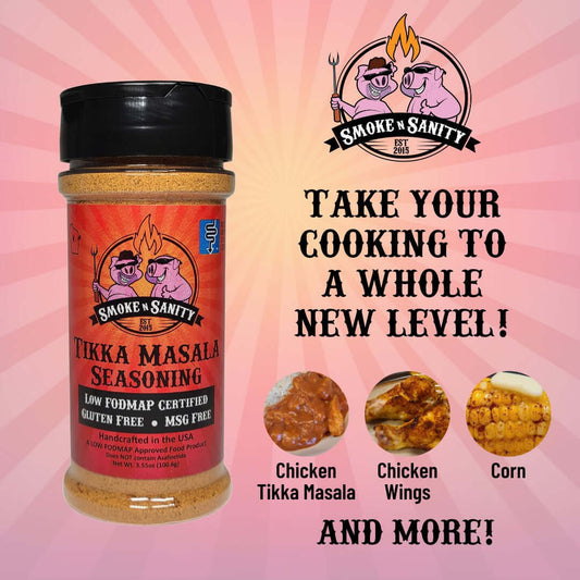 Tikka Masala - Take Your  Cooking  to a whole new level.  Picturing chicken tikka masala, chicken wings, corn