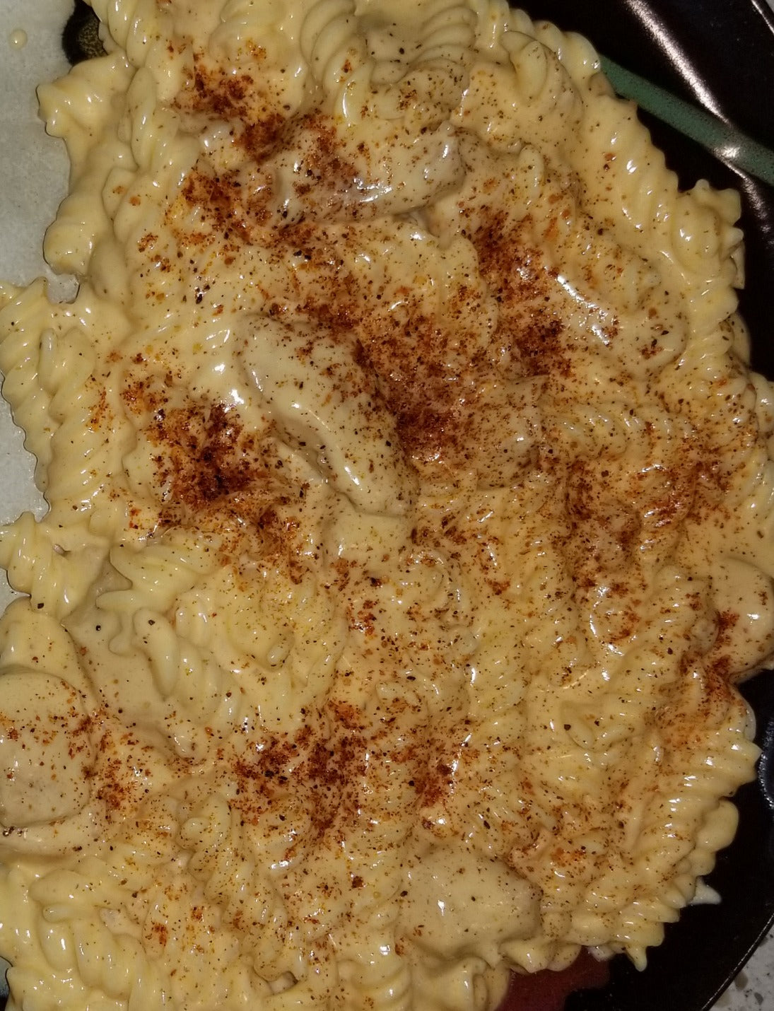 Plate of SnS Triple S Chicken Alfredo