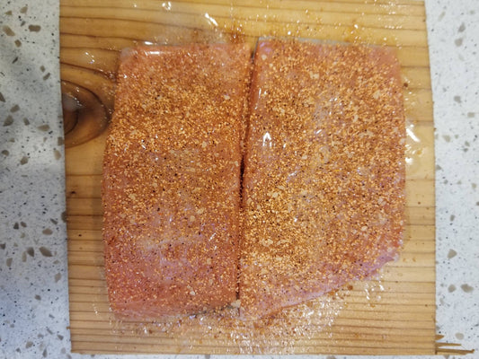 Cedar Plank Maple Glazed Salmon