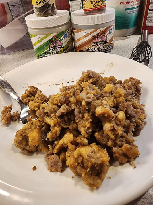 Plate of stuffing