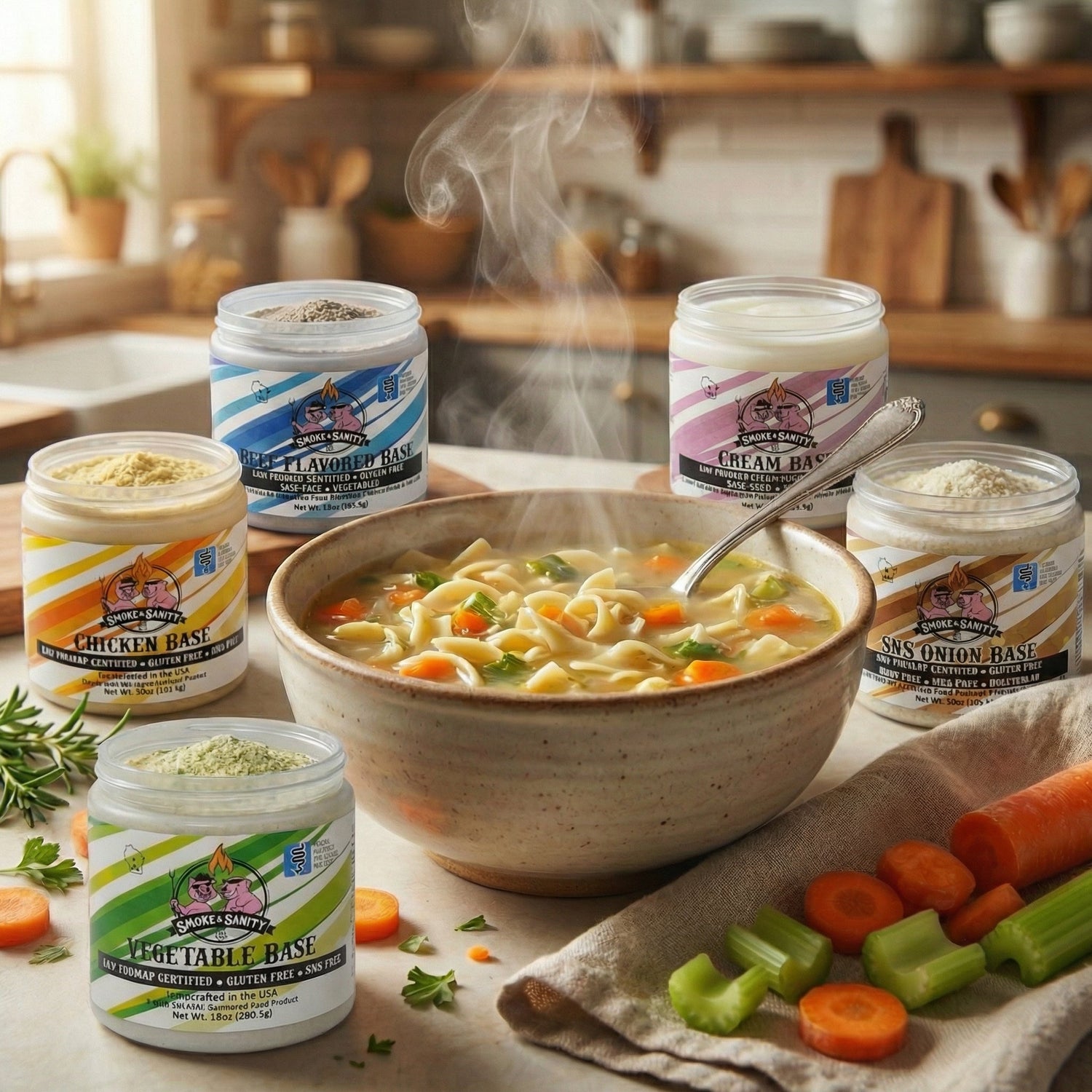 Low FODMAP Soup Bases