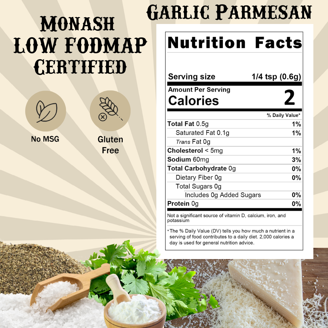 Garlic Parmesan nutritional facts