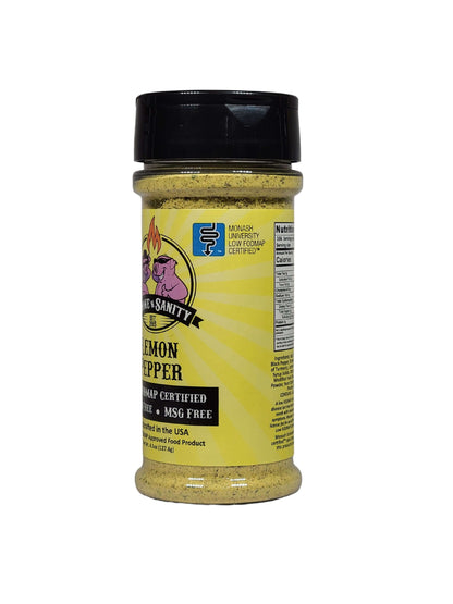 Lemon Pepper Monash Side of bottle